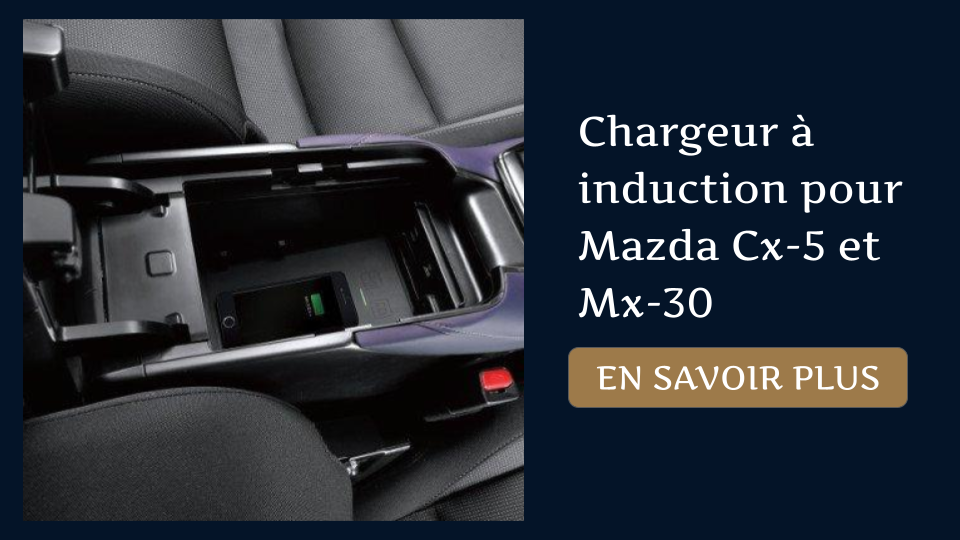 Chargeur à induction pour Mazda Cx-5 et Mx-30